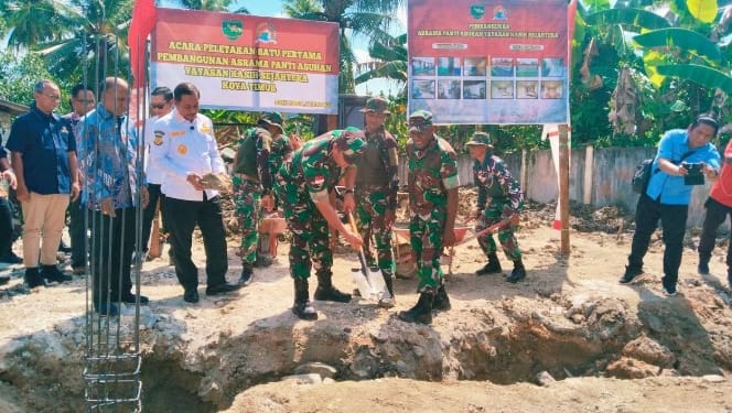 Danrem 172/PWY Bantu Anak Panti Asuhan Kota Jayapura