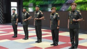 SSertijab Pangdam Jaya dari Mayjen TNI Rafael Granada Baay kepada Mayjen TNI Dedi Suryadi