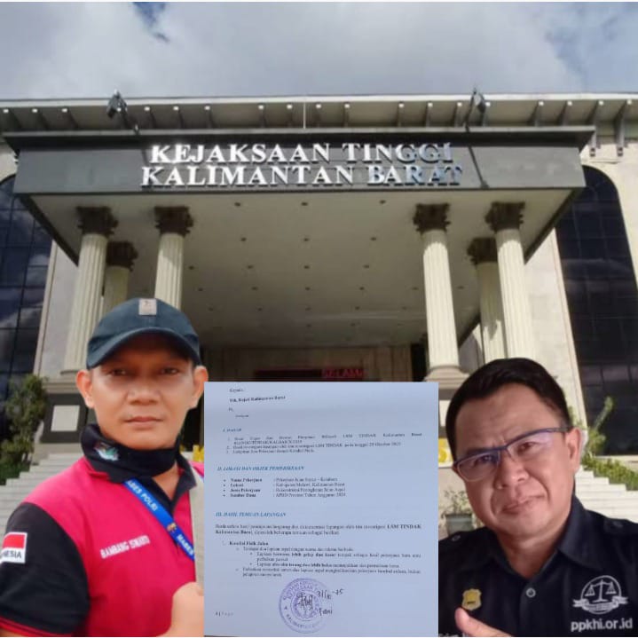 Laporkan Dugaan Mark Up Proyek Jalan Sayan–Kotabaru ke Kejati Kalbar,TINDAK Indonesia Berharap Transparansi Publik 