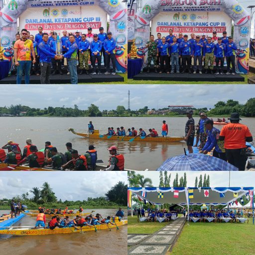Dragon Boat Danlanal Ketapang Cup III Resmi Ditutup dengan Semangat Juang Tak Terbendung