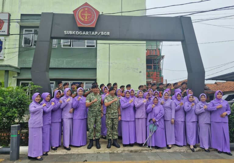 Kepala Staff Komando GARNISUN Tetap II/Bandung MARSMA TNI Visnu Hermawan, S.E., M.M Laksanakan KUNKER Ke SUB KOGARTAP BOGOR