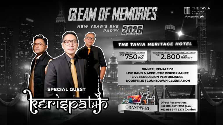 Saksikanlah…!!Kerispatih Bakalan Manggung di The Tavia Heritage Hotel Pada Perayaan Malam Tahun Baru 2026